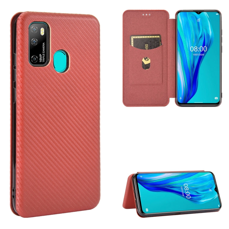 Carbon Fiber Texture Magnetic Horizontal Flip TPU + PC + PU Leather Case with Card Slot & Lanyard, For OPPO A53 / A32 (2020), For OPPO Reno3 Pro Overseas Version, For Doogee X95, For Asus Zenfone 7 ZS670KS / Zenfone 7 Pro ZS671KS�����������������������... - NMNYSX