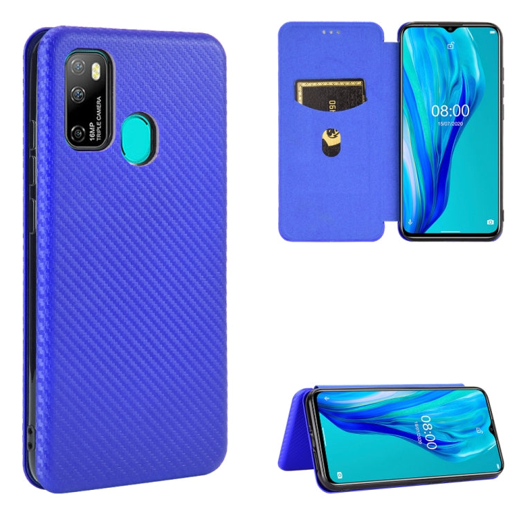 Carbon Fiber Texture Magnetic Horizontal Flip TPU + PC + PU Leather Case with Card Slot, For Kyocera Android One S6, For Kyocera Gratina KYV48, For Ulefone Note 9P, For Sharp Aquos Zero 5G Basic, For iPod Touch 5 / 6 / 7 - NMNYSX