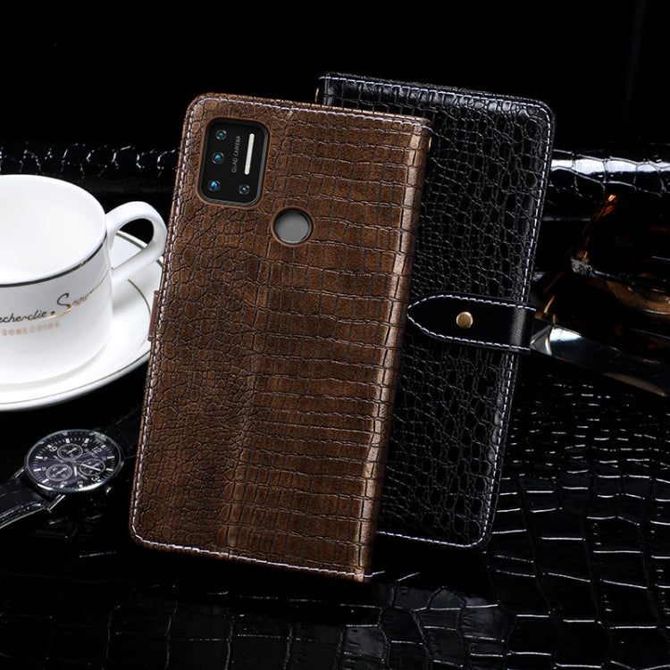 idewei Crocodile Texture Horizontal Flip Leather Case with Holder & Card Slots & Wallet, For Ulefone Note 8, For UMIDIGI A7, For ZTE Axon 11 5G, For ZTE Blade A7 Prime - NMNYSX