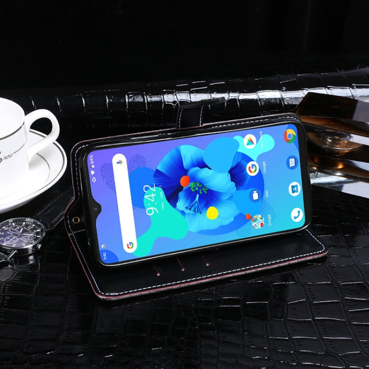 idewei Crocodile Texture Horizontal Flip Leather Case with Holder & Card Slots & Wallet, For Ulefone Note 8, For UMIDIGI A7, For ZTE Axon 11 5G, For ZTE Blade A7 Prime - NMNYSX
