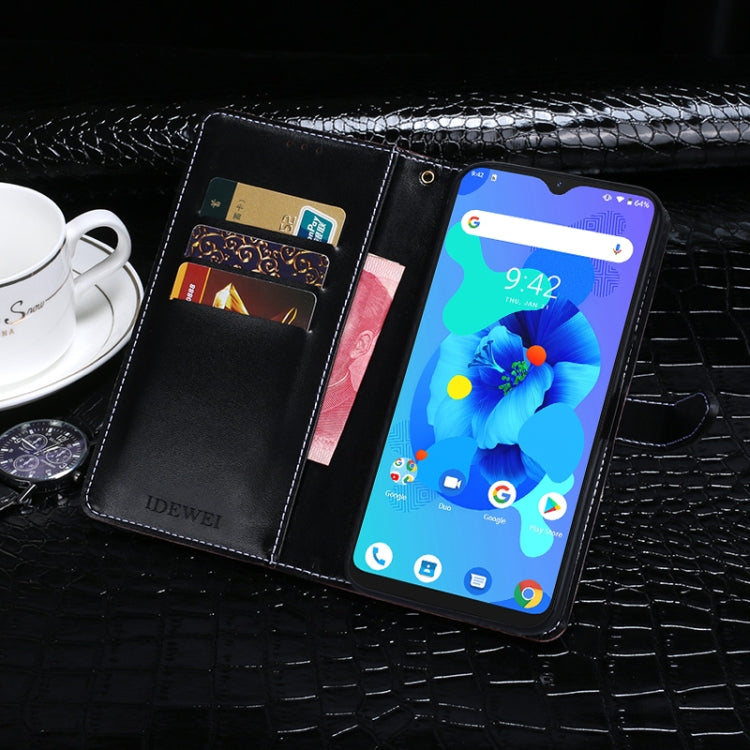 idewei Crocodile Texture Horizontal Flip Leather Case with Holder & Card Slots & Wallet, For Ulefone Note 8, For UMIDIGI A7, For ZTE Axon 11 5G, For ZTE Blade A7 Prime - NMNYSX