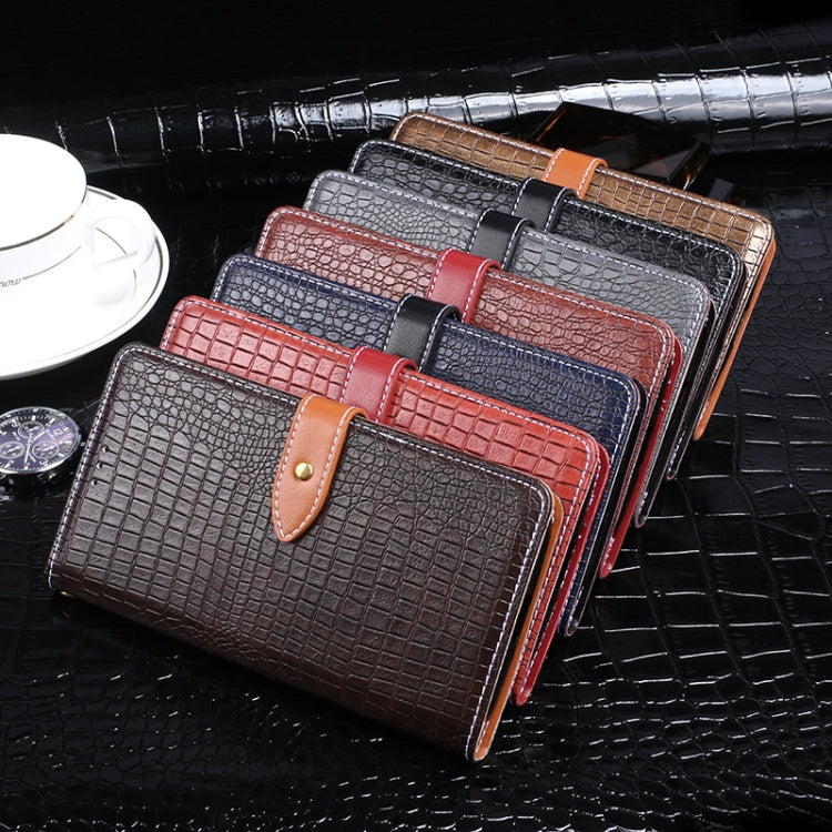 idewei Crocodile Texture Horizontal Flip Leather Case with Holder & Card Slots & Wallet, For Ulefone Note 8, For UMIDIGI A7, For ZTE Axon 11 5G, For ZTE Blade A7 Prime - NMNYSX