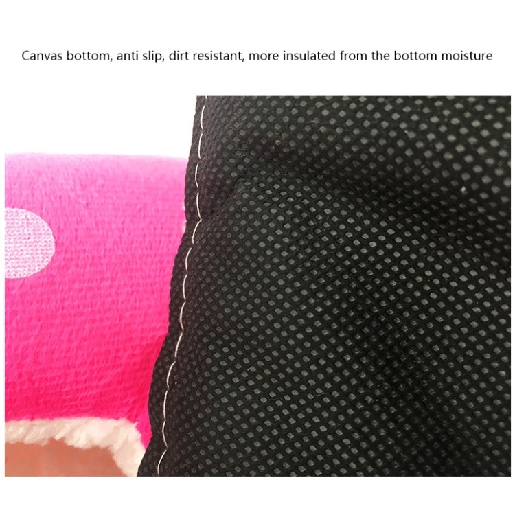 Strawberry Shaped Foldable Short Plush Pet House Nest, Size: M�����...