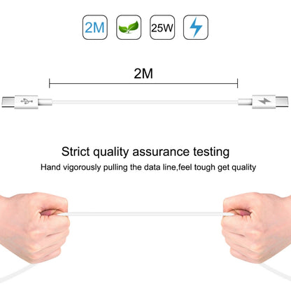 HAWEEL 2m 25W Type-C to Type-C Charging Data Cable