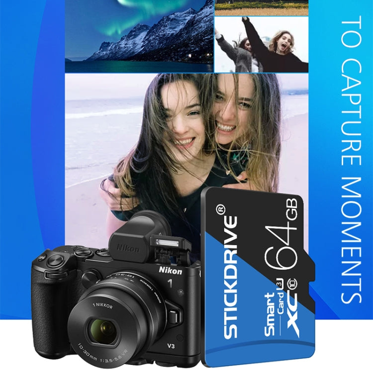 STICKDRIVE 32GB High Speed U1 Blue and Black TF(Micro SD) Memory Ca...