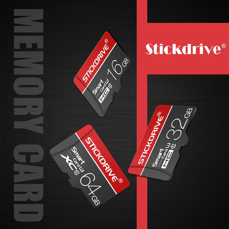 STICKDRIVE 64GB U3 White Line Red and Black TF(Micro SD) Memory Car...