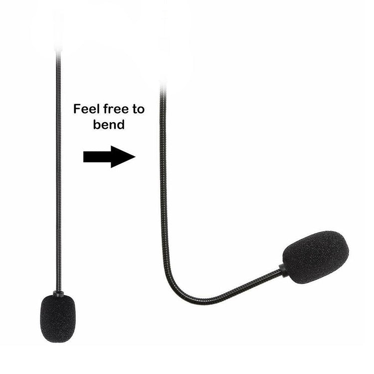ZJ033MR-03 19cm Mono 3.5mm Angle Head Plug Gaming Headset Microphone
