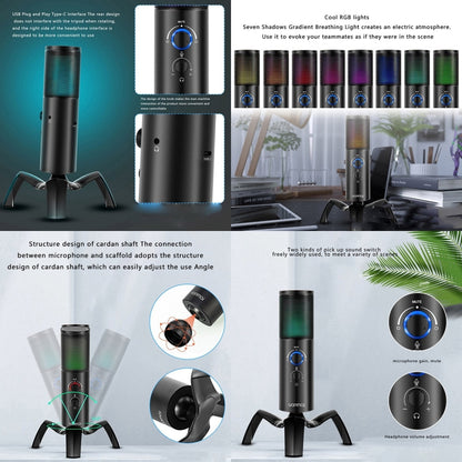 Yanmai Q18 Anchor Recording Karaoke Condenser Microphone