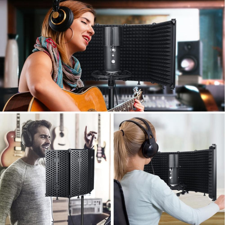TEYUN S5 Microphone Soundproof Cover Windproof and Sound-absorbing ...