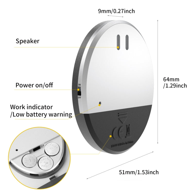 Door / Window Vibration Sensor Alarm