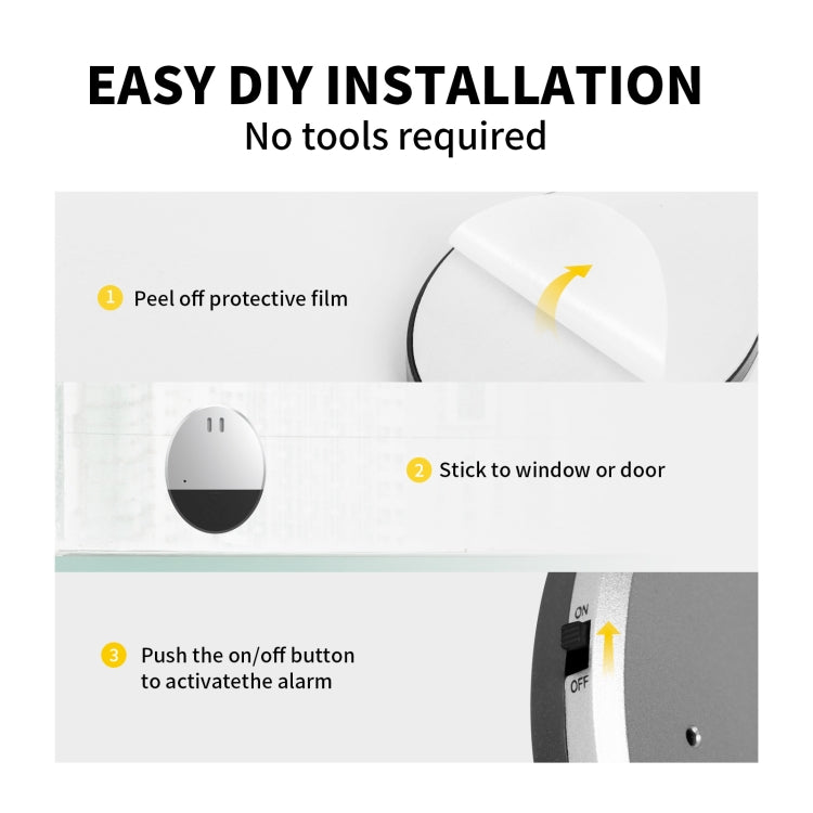 Door / Window Vibration Sensor Alarm