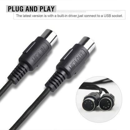 2m WERSI UM-18 USB MIDI Cable