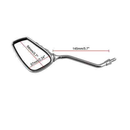 Motorcycle Universal ABS Skeleton Hand Rear View Mirror Set