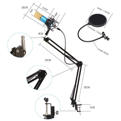 BM800 Metal Shock Mount Microphone Set