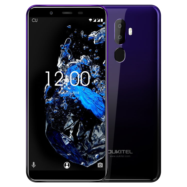 Dual Back Cameras, Fingerprint Identification, 5.5 inch Android 8.1 MTK6750T Octa Core up to 1.5GHz, Network: 4G, Dual SIM, OTG, OTA - NMNYSX