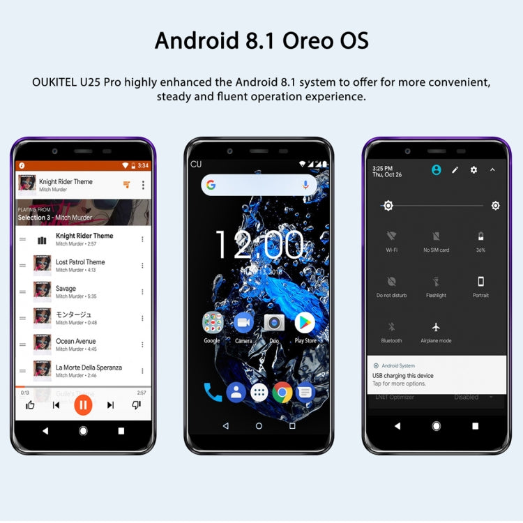 Dual Back Cameras, Fingerprint Identification, 5.5 inch Android 8.1 MTK6750T Octa Core up to 1.5GHz, Network: 4G, Dual SIM, OTG, OTA - NMNYSX