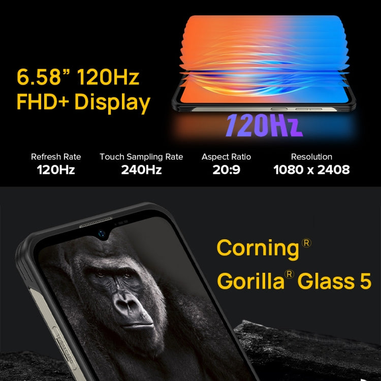 Dual Back Cameras, IP68/IP69K Waterproof Dustproof Shockproof, Side Fingerprint Identification, 6.58 inch Android 12 MediaTek Helio G99 MT6789 Octa Core up to 2.2GHz, Network: 4G, OTG, NFC, Global Version with Google Play, Armor 17 Pro - NMNYSX
