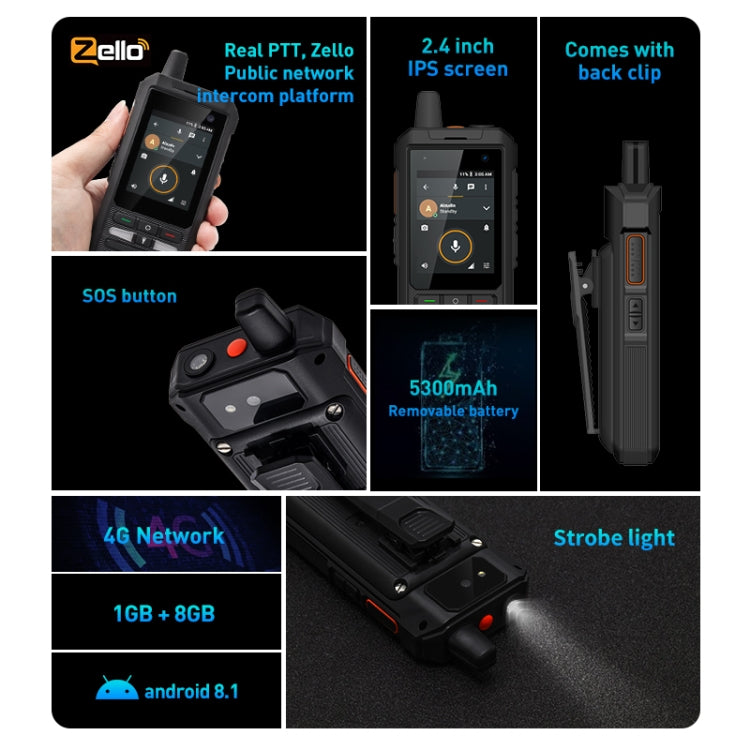UNIWA F80S 1GB+8GB 2.4 inch Rugged Phone