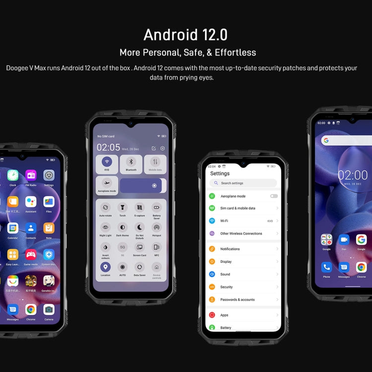IP68/IP69K MIL-STD-810H Waterproof Dustproof Shockproof, 22000mAh Battery, Triple Back Cameras, Side Fingerprint Identification, 6.58 inch Android 12.0 Dimensity 1080 Octa Core up to 2.6GHz, Network: 5G, NFC, OTG, V Max - NMNYSX