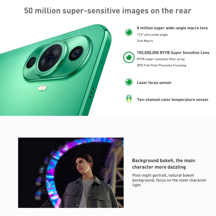 HUAWEI nova 11 FOA-AL00, 60MP Front Camera, 256GB, China Version 4G, OTG, NFC, Not Support Google Play(Gold)