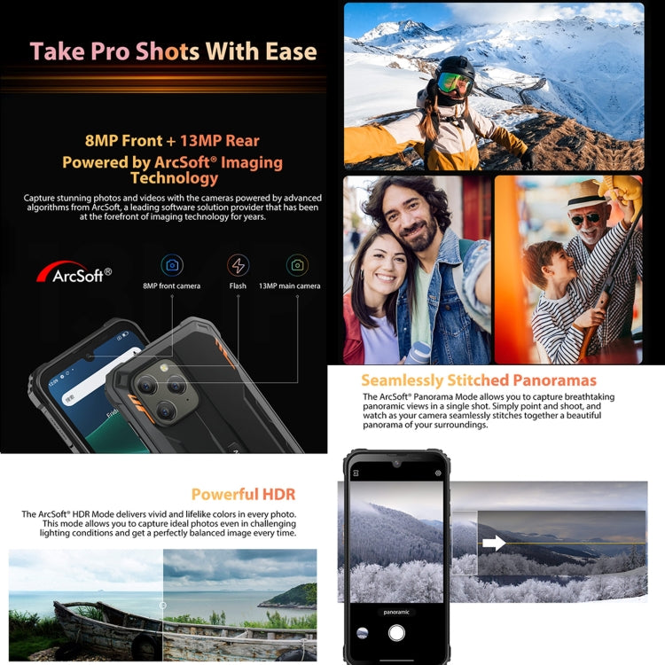 IP68/IP69K/MIL-STD-810H, Face Unlock, 6580mAh Battery, 6.1 inch Android 12 MTK6765 Helio P35 Octa Core up to 2.3GHz, Network: 4G, OTG, NFC, Dual SIM, BV5300 Pro, 4GB+64GB - NMNYSX