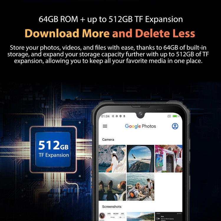 IP68/IP69K/MIL-STD-810H, Face Unlock, 6580mAh Battery, 6.1 inch Android 12 MTK6765 Helio P35 Octa Core up to 2.3GHz, Network: 4G, OTG, NFC, Dual SIM, BV5300 Pro, 4GB+64GB - NMNYSX
