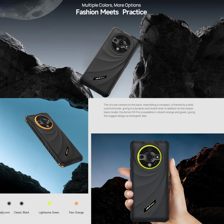 Ulefone Armor X31 Pro 5G, 8GB+256GB, Night Vision, IP68/IP69K Rugged Phone, 6.56 inch Android 14 MediaTek Dimensity 6300 Octa Core, Network: 5G, NFC, OTG, Armor X31 Pro - NMNYSX