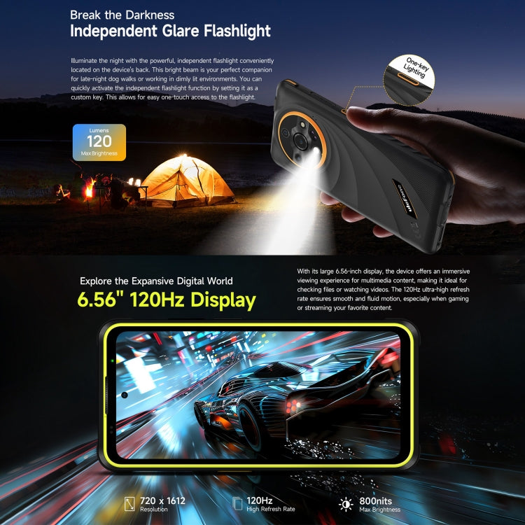 Ulefone Armor X31 Pro 5G, 8GB+256GB, Night Vision, IP68/IP69K Rugged Phone, 6.56 inch Android 14 MediaTek Dimensity 6300 Octa Core, Network: 5G, NFC, OTG, Armor X31 Pro - NMNYSX