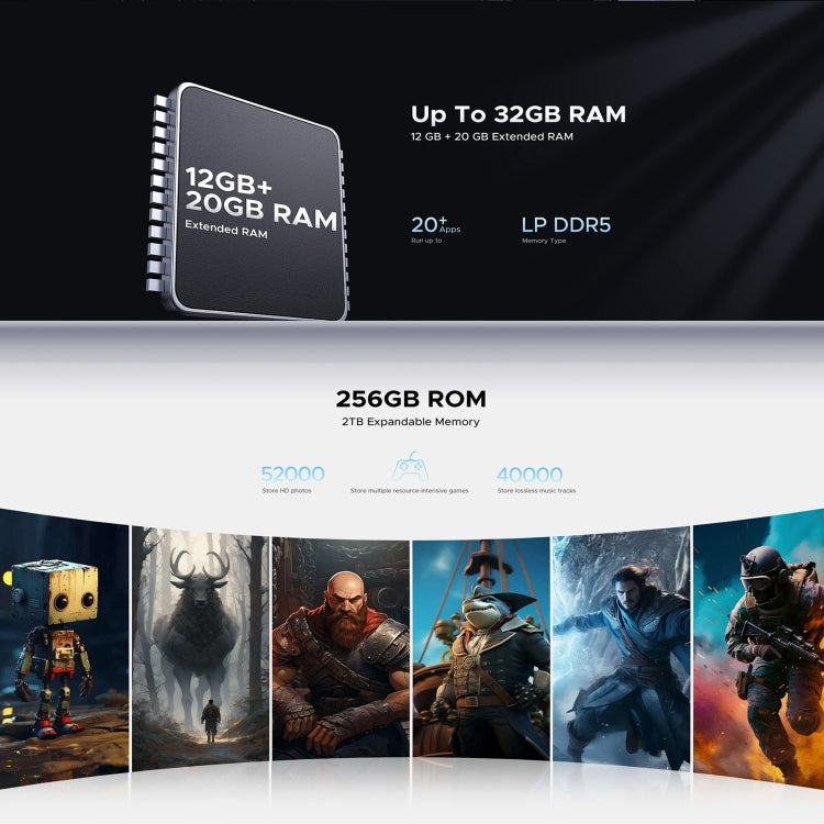 DOOGEE Blade GT 5G, 12GB+256GB, 6.72 inch Android 14 Dimensity 7050 Octa Core, Network: 5G, OTG, NFC, LED Light Effect, Blade GT 5G 12GB+256GB - NMNYSX