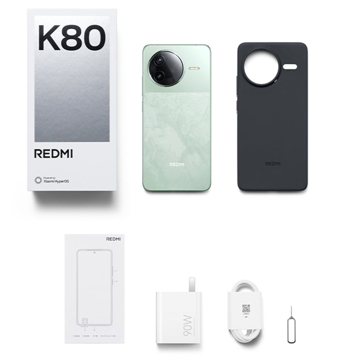 Xiaomi Redmi K80, 12GB+512GB, 6.67 inch Xiaomi HyperOS 2 Snapdragon 8 Gen 3 Octa Core, NFC, Network: 5G, Redmi K80, 12GB+512GB