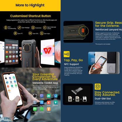 Blackview BV6200 Plus Rugged Phone
