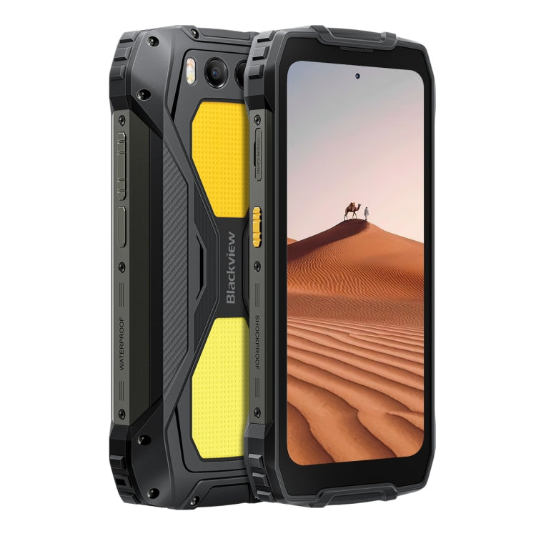 Blackview BV7300 Rugged Phone, 6GB+256GB, IP68/IP69K/MIL-STD-810H, 6.67 inch Android 14 MediaTek Helio G81 MT6769V/CB Octa Core, Network: 4G, OTG - NMNYSX