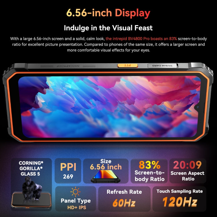 Blackview BV4800 Pro, 4GB+128GB, 6.56 inch Android 14