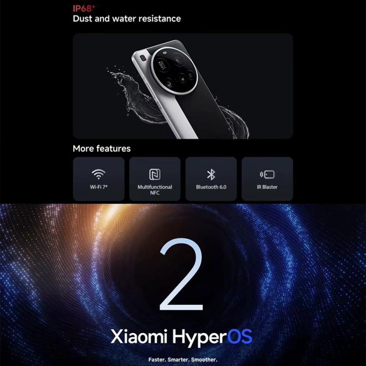 Xiaomi 15 Ultra Global, 16GB+512GB, 3D Ultrasonic Fingerprint, 200MP Camera, 6.73 inch Xiaomi HyperOS 2 Snapdragon 8 Elite Octa Core 3nm, NFC, Network: 5G, Xiaomi 15 Ultra Global, 16GB+512GB (Silver), Xiaomi 15 Ultra Global, 16GB+512GB (Black)