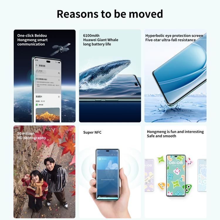 HUAWEI Enjoy 70X, 8GB+128GB, Screen Fingerprint, 6.78 inch HarmonyOS 4.2 Kirin 8000A Hexa Core, Network: 4G, OTG, NFC, Not Support Google Play, 8GB+128GB(Black), 8GB+128GB(White)