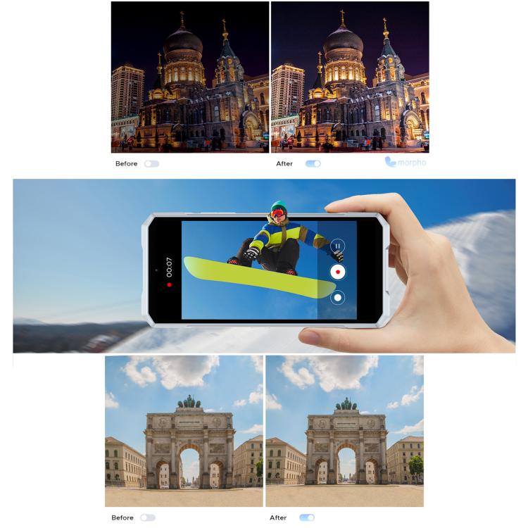 DOOGEE Blade GT Ultra Rugged Phone, 12GB+512GB, 6.72 inch Android 14 MediaTek Dimensity 7300 Octa Core, Network: 5G, OTG, NFC, LED Light Effect, Blade GT Ultra 16GB+512GB - NMNYSX