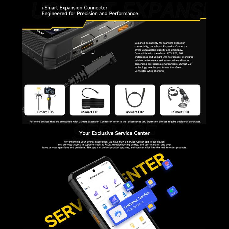 Ulefone Armor 30 Pro Rugged Phone, 16GB+512GB, Night Vision, 6.95 inch + 3.4 inch Dual Screen Android 14 MediaTek Dimensity 7300X Octa Core, Network: 5G, OTG, NFC - NMNYSX