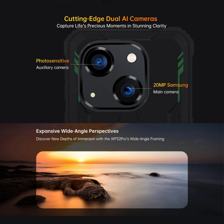 Oukitel WP32 Pro, 6GB+256GB, 6.0 inch Android 14 T606 Octa Core, OTG, Network: 4G, WP32 Pro, 6GB+256GB - NMNYSX