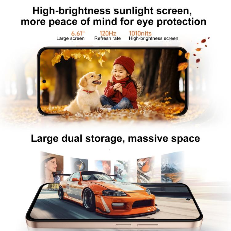 Honor Play 60m, 8GB+256GB, Side Fingerprint, 6.61 inch MagicOS 9.0 Dimensity 6300 Octa Core, Network: 5G, OTG, Play 60m, 8GB+256GB, 8GB+256GB