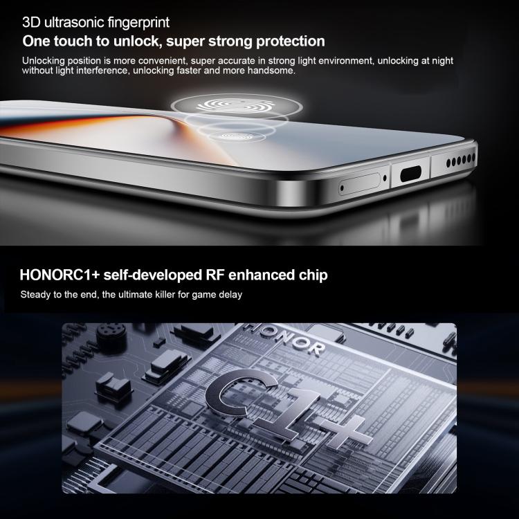 Honor GT Pro, 112GB+512GB, Ultrasonic Fingerprint, 6.78 inch MagicOS 9.0 / Android 15 Snapdragon 8 Elite Octa Core, Network: 5G, NFC, OTG, 12GB+512GB