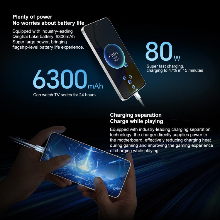Honor X60 GT, 12GB+256GB, In-screen Fingerprint, 6.7 inch MagicOS 9.0 Android 15.0 Snapdragon 8+ Gen 1 Octa Core, Network: 5G, OTG, NFC, 12GB+256GB