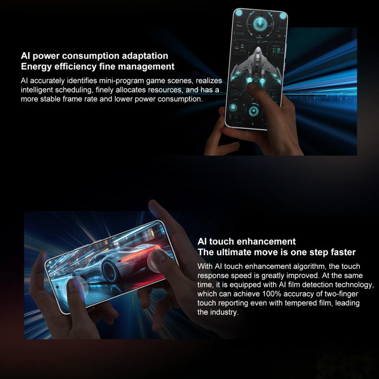 Honor X60 GT, 12GB+512GB, In-screen Fingerprint, 6.7 inch MagicOS 9.0 Android 15.0 Snapdragon 8+ Gen 1 Octa Core, Network: 5G, OTG, NFC, 12GB+512GB