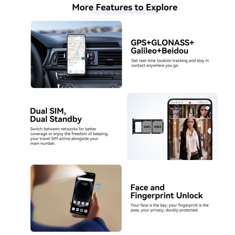 Blackview COLOR 6, 8GB+256GB, Fingerprint & Face Identification, 6....