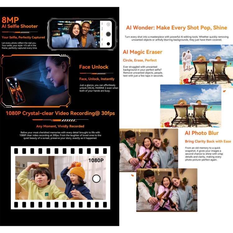 Blackview Oscal Marine 2 Rugged Smartphone – 11000mAh, Android 15