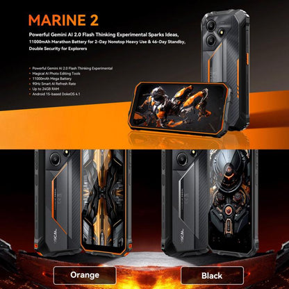 Blackview Oscal Marine 2 Rugged Smartphone – 11000mAh, Android 15