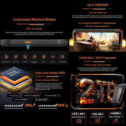 Blackview Oscal Marine 2 Rugged Smartphone – 11000mAh, Android 15