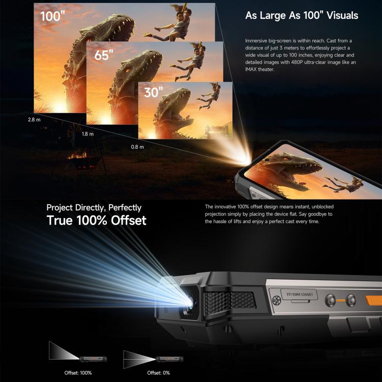 Ulefone Armor 34 Pro Projector Rugged Phone 1