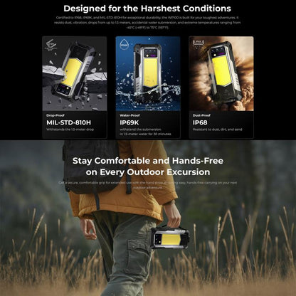 Oukitel WP100 Laser Rangefinder Rugged Phone