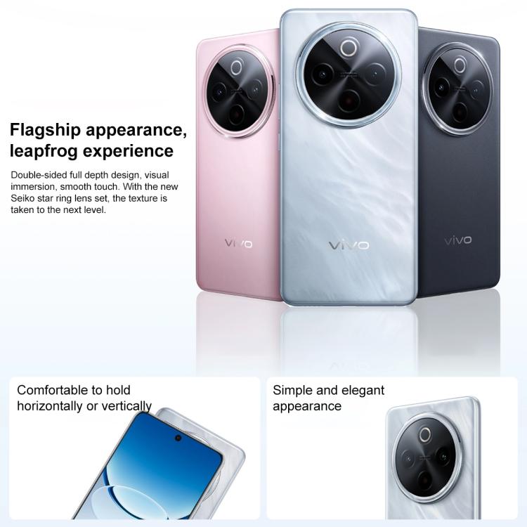 vivo Y300 Pro+, 8GB+128GB, Face ID / Screen Fingerprint, 6.77 inch Android 15 OriginOS 5 Snapdragon 7s Gen 3 Octa Core, OTG, NFC, Network: 5G, 8GB+128GB