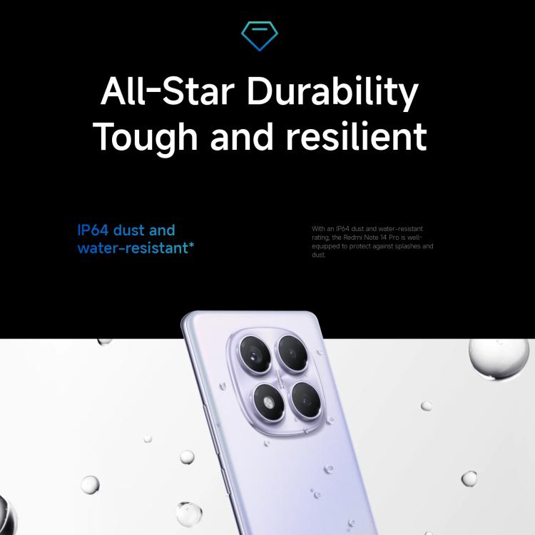 Xiaomi Redmi Note 14 Pro 4G Global, 8GB+256GB, In-screen Fingerprint, 6.67 inch Xiaomi HyperOS Helio G100-Ultra Octa Core, NFC, Network: 4G, Note 14 Pro 4G, 8GB+256GB(Black), Note 14 Pro 4G, 8GB+256GB(Blue)